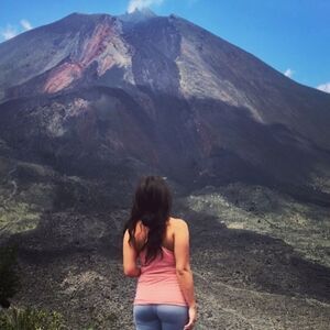 Orange workout top